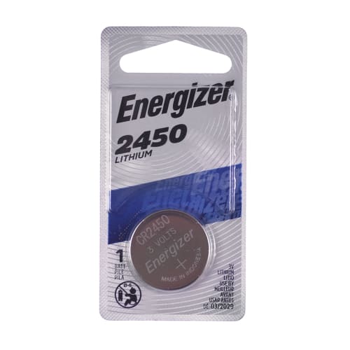 Energizer Coin Lithium 2450 Battery, Individual